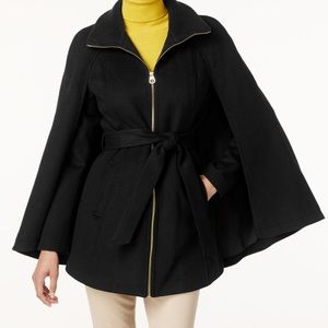 🥶 Laundry by Shelli Segal navy cape coat